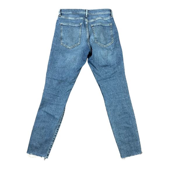 Banana Republic Womens Mid Rise Skinny Jeans sz 27 distressed - Picture 7 of 7